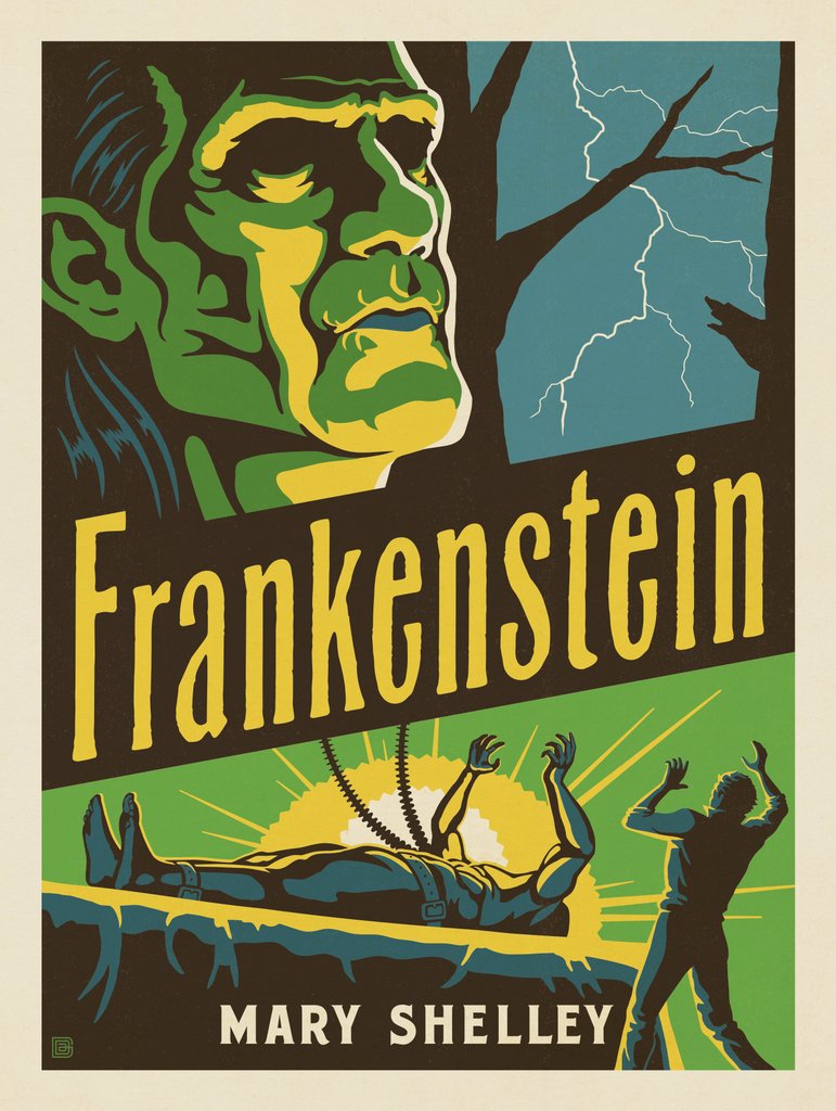 Frankenstein: Mary Shelley - Postcards - Artwork