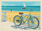 Beach Cruiser Bike - Canvas - Artwork