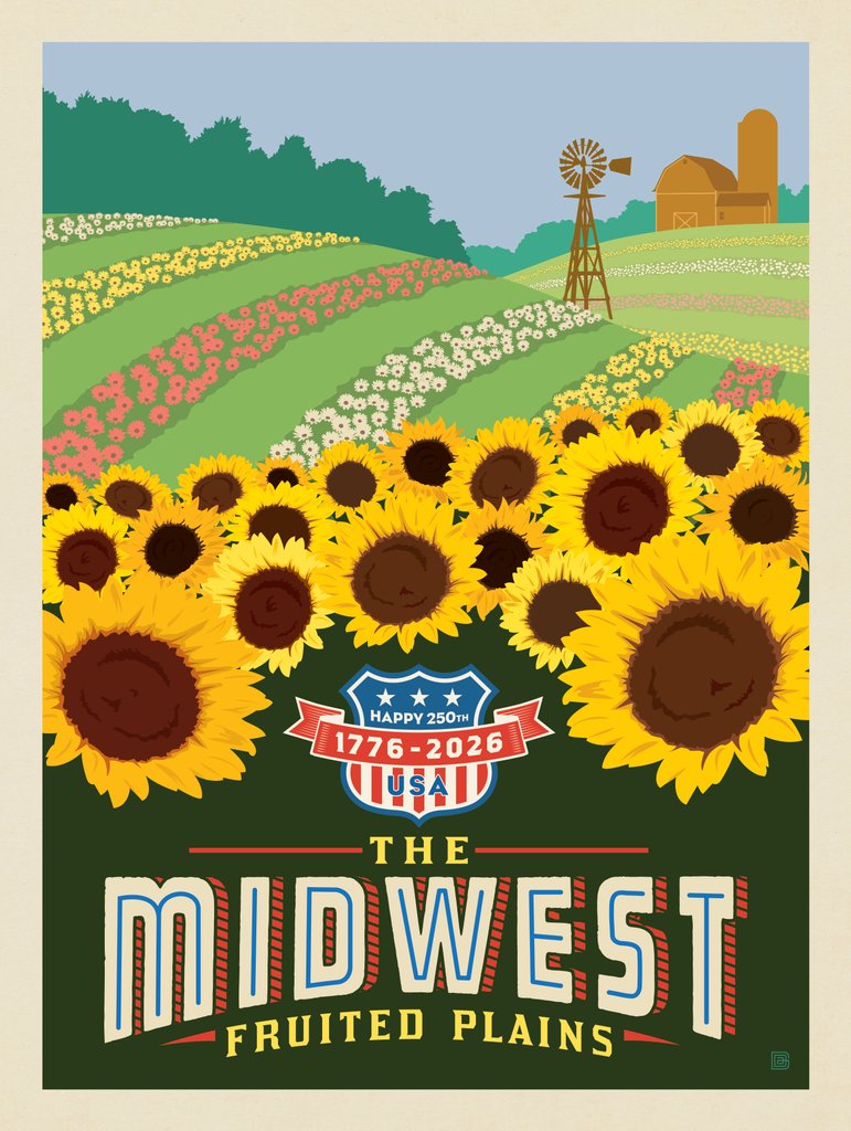 250th Anniversary USA: Celebrate The Midwest - Canvas - Artwork