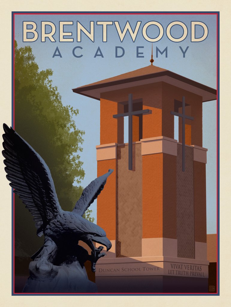 Brentwood Academy - Art Print - Artwork