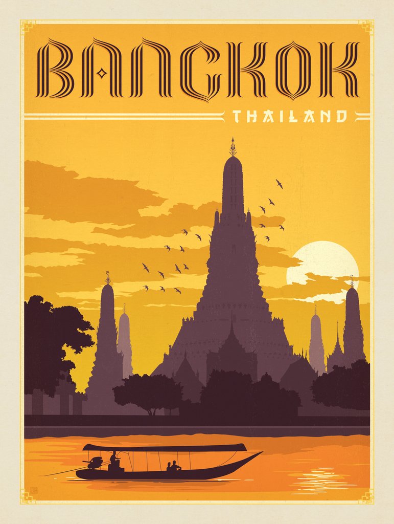 Thailand: Bangkok - Canvas - Artwork