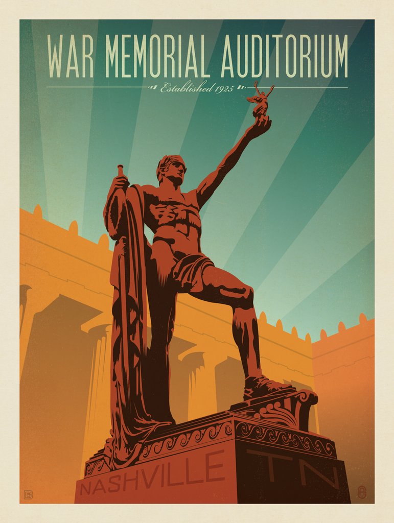 War Memorial - Postcards - Artwork