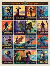 Legends Of The National Parks: 16-Image Print - Canvas - Artwork