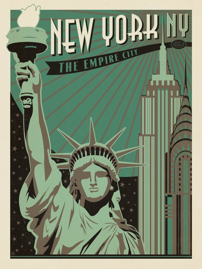 New York: Print Shop Series - Postcards - Artwork