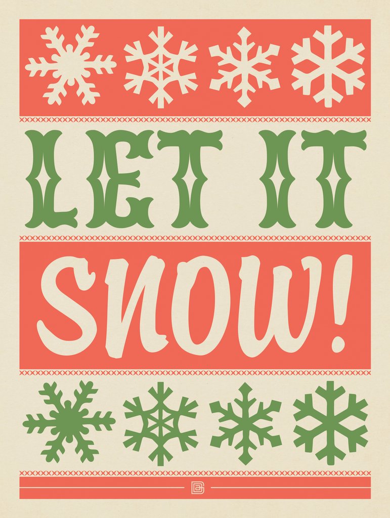 Let It Snow! - Notecards - Artwork