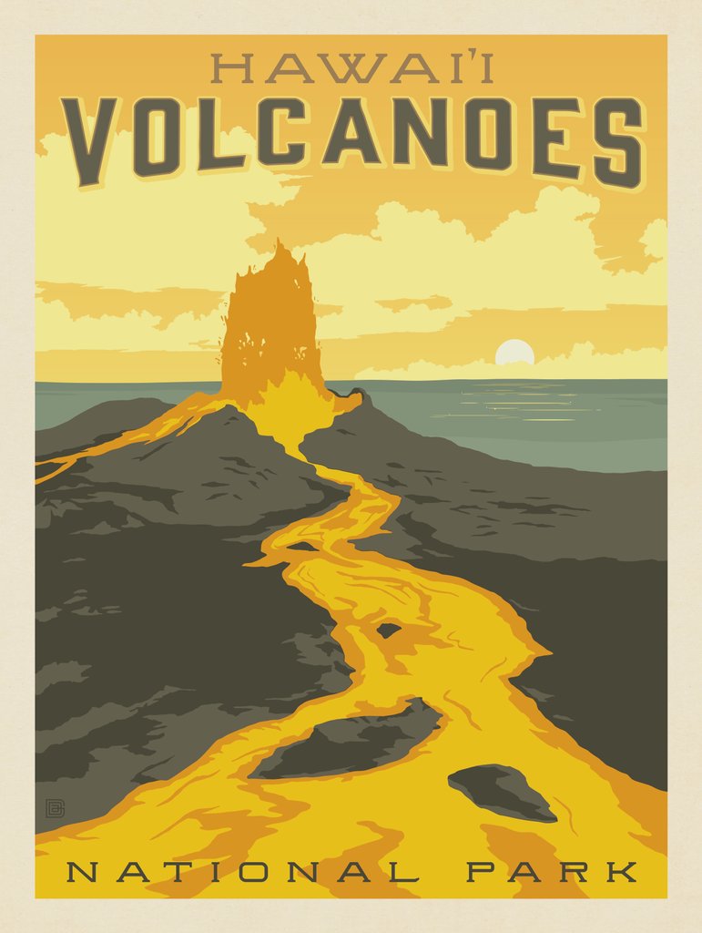 Hawai'i Volcanoes National Park - Art Print - Artwork