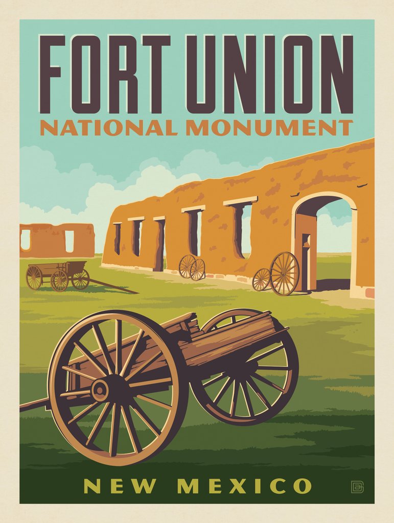  Fort Union National Monument, NM - Notecards - Artwork
