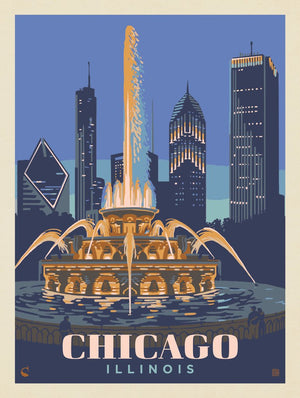 USA-Chicago, IL: Fountain Of Light