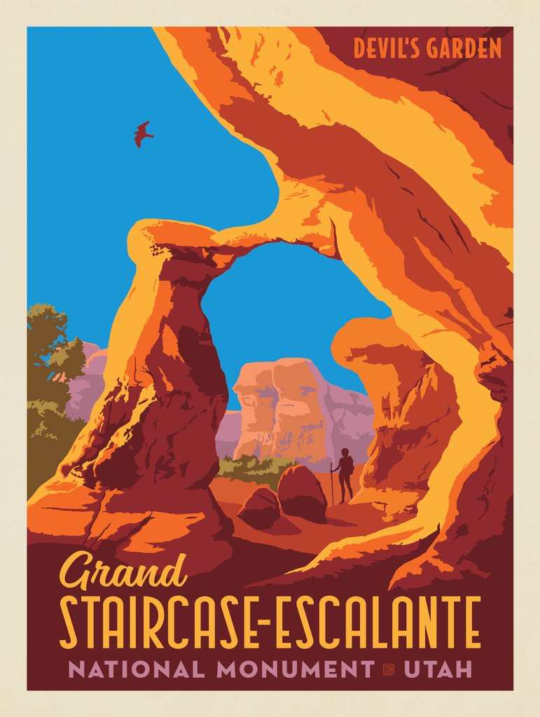 Grand Staircase-Escalante National Monument (Devil's Garden) - Canvas - Artwork
