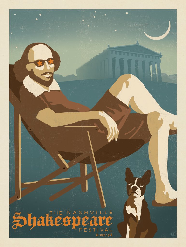 Nashville Shakespeare Festival - Postcards - Artwork