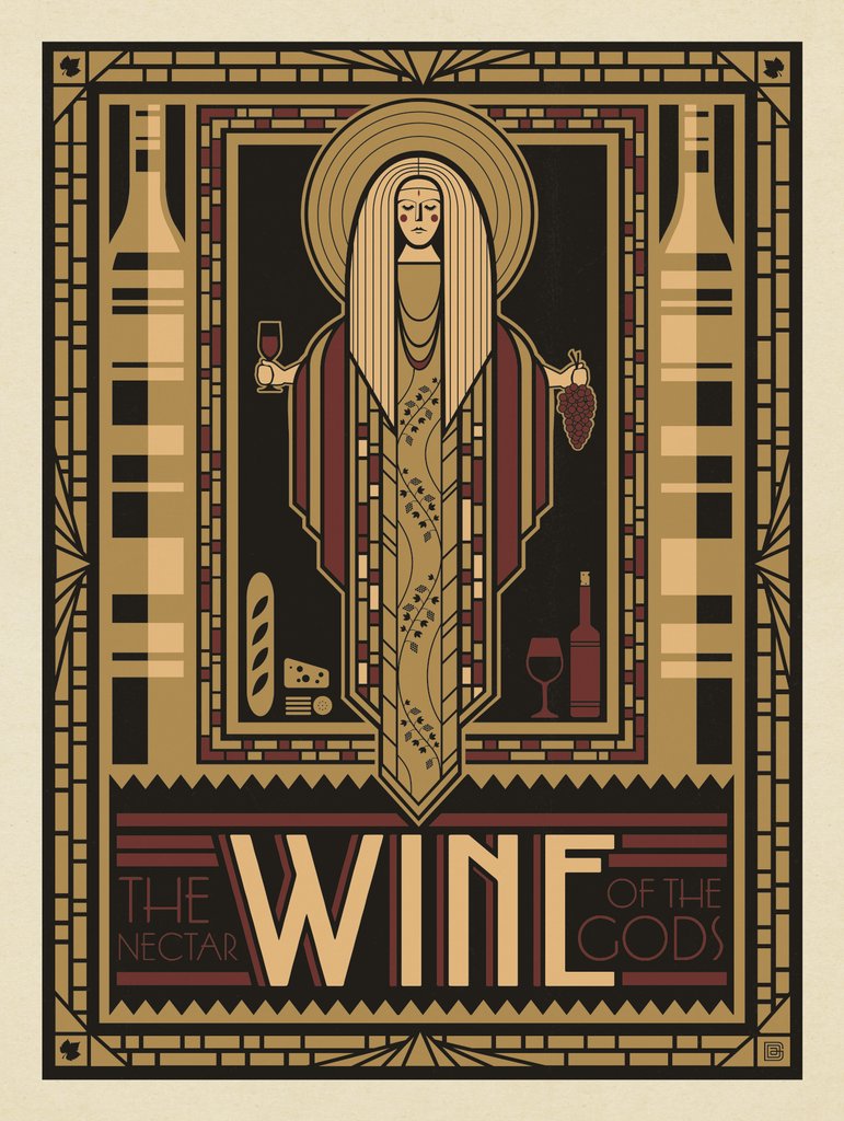 Wine: Nectar Of The Gods - Canvas - Artwork