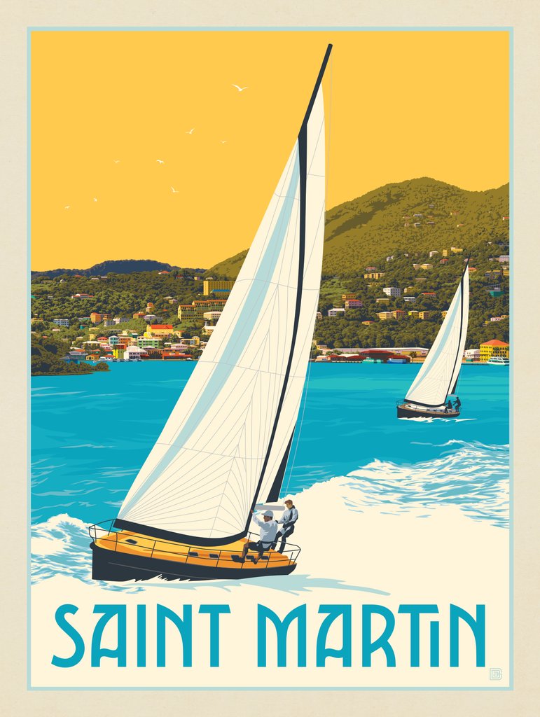 Saint Martin - Canvas - Artwork