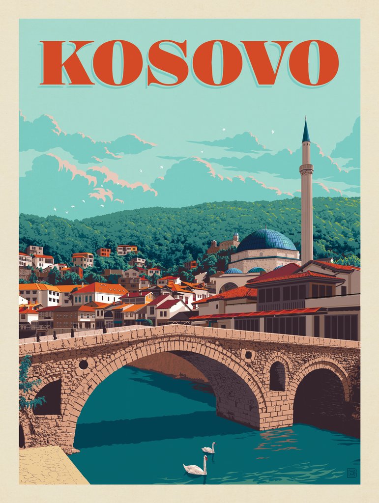 Kosovo - Postcards - Artwork