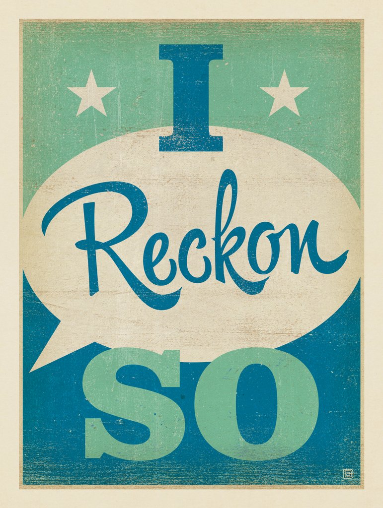 I Reckon So - Notecards - Artwork