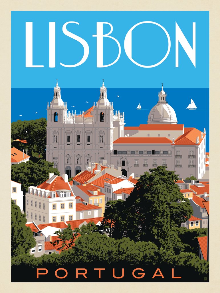 Portugal: Lisbon - Art Print - Artwork