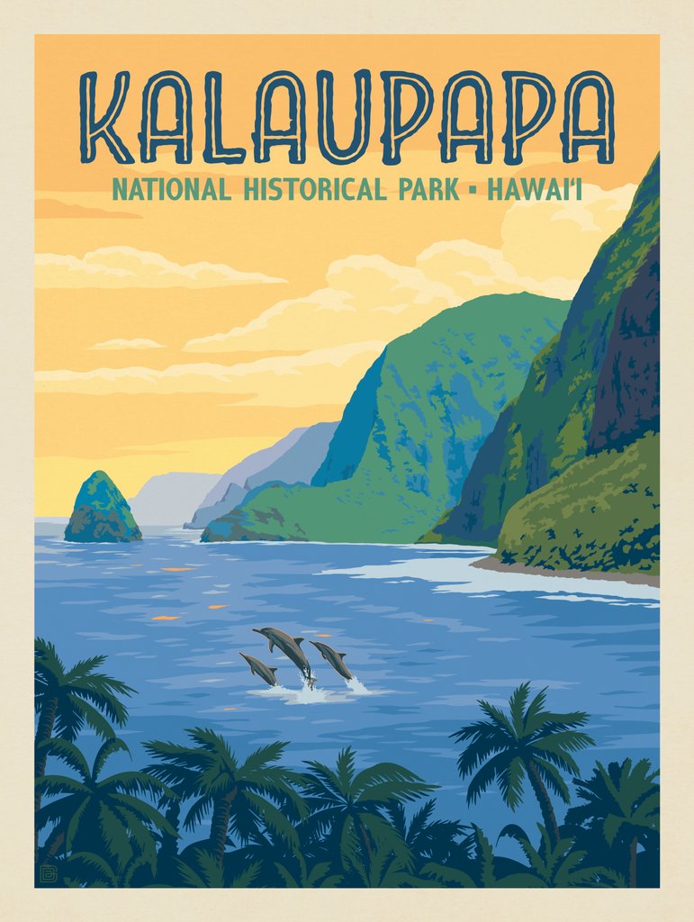 Kalaupapa National Historical Park, Hawai'i - Art Print - Artwork