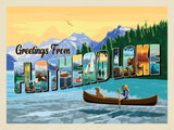 Flathead Lake, Montana (Horizontal) - Canvas - Artwork