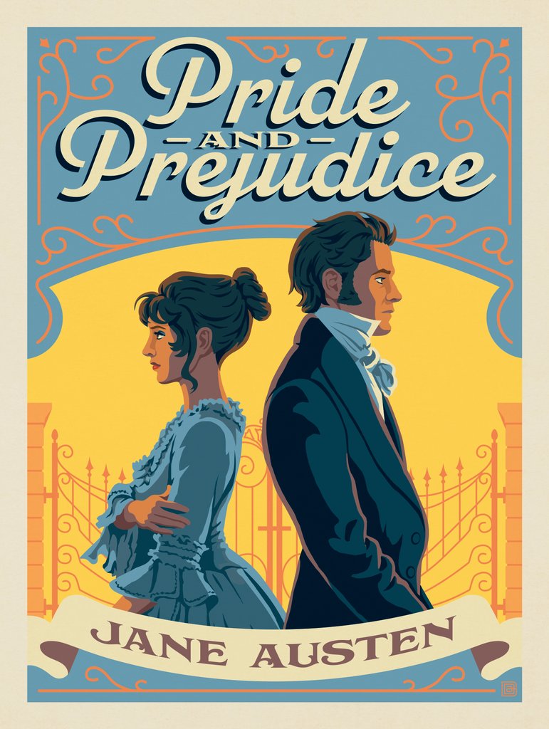 Pride And Prejudice: Jane Austen - Notecards - Artwork