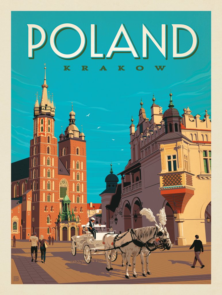 Poland: Krakow - Postcards - Artwork