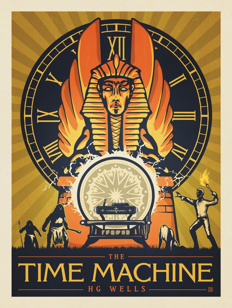 The Time Machine: H.G. Wells - Canvas - Artwork