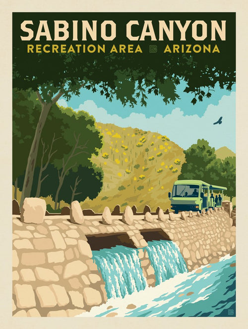 Sabino Canyon Recreation Area, AZ - Art Print - Artwork