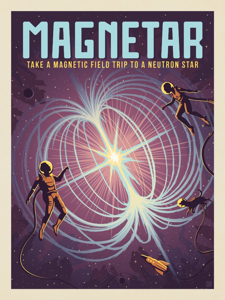 Magnetar: Neutron Star - Postcards - Artwork