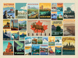 Canada: Picture Perfect Collage (Horizontal) - Art Print - Artwork