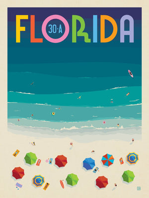 Florida: Hwy 30-A Beaches (Bird's-Eye-View)