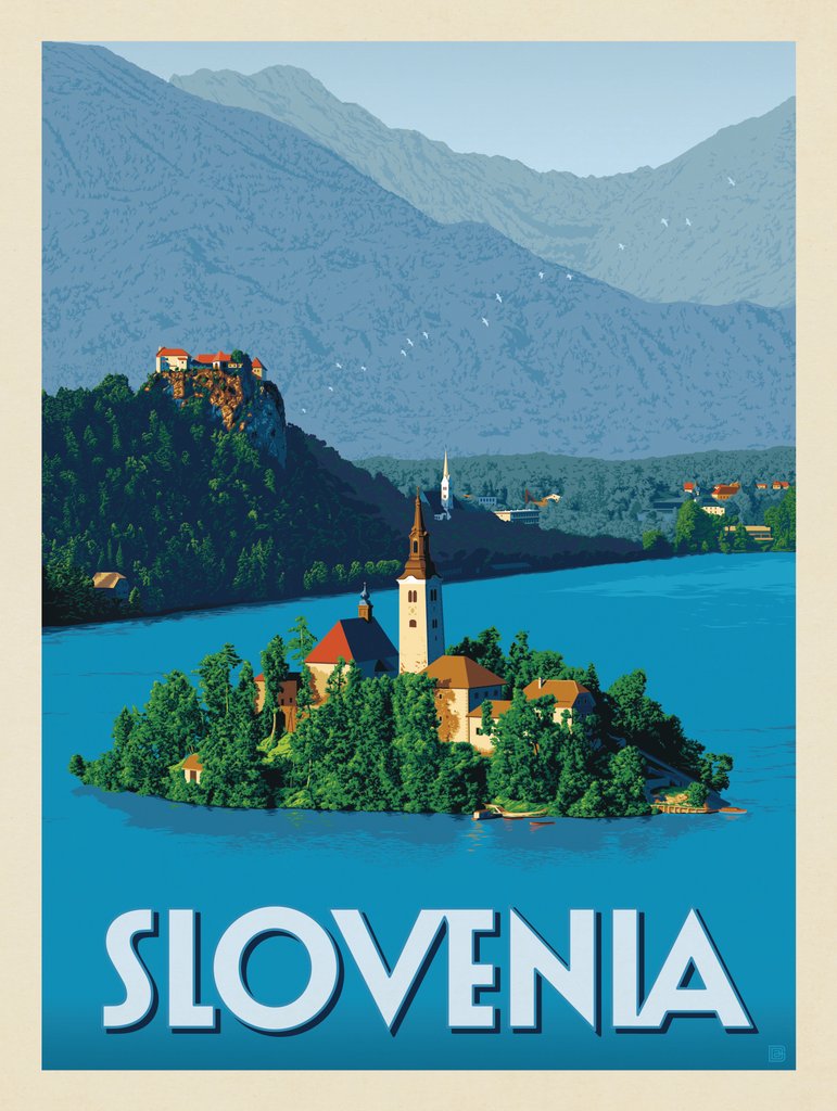 Slovenia - Postcards - Artwork