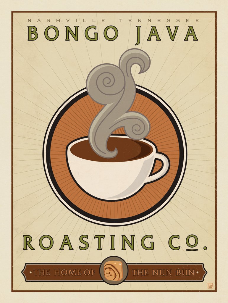 Bongo Java - Notecards - Artwork