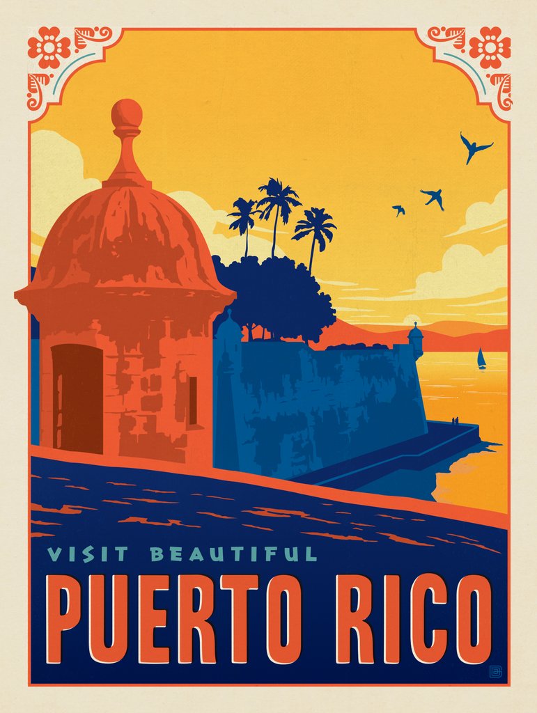 Puerto Rico - Postcards - Artwork