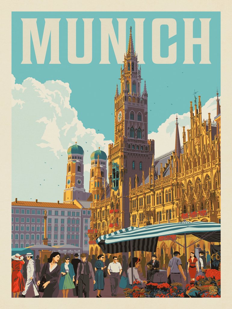 Germany: Munich - Postcards - Artwork