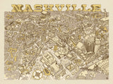 Illustrated Map of Nashville - Art Print - Artwork