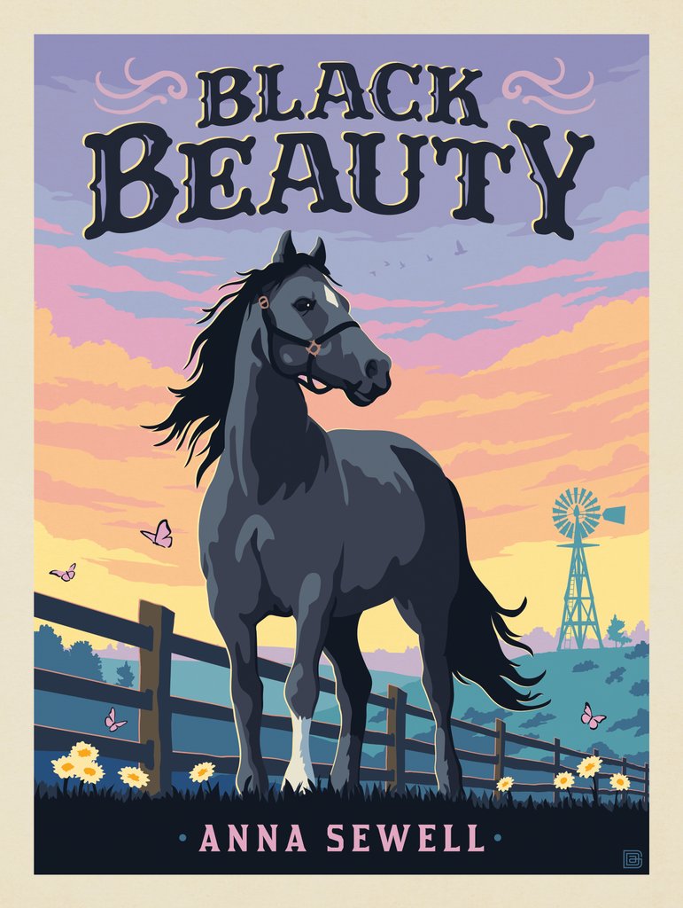 Black Beauty: Anna Sewell - Canvas - Artwork