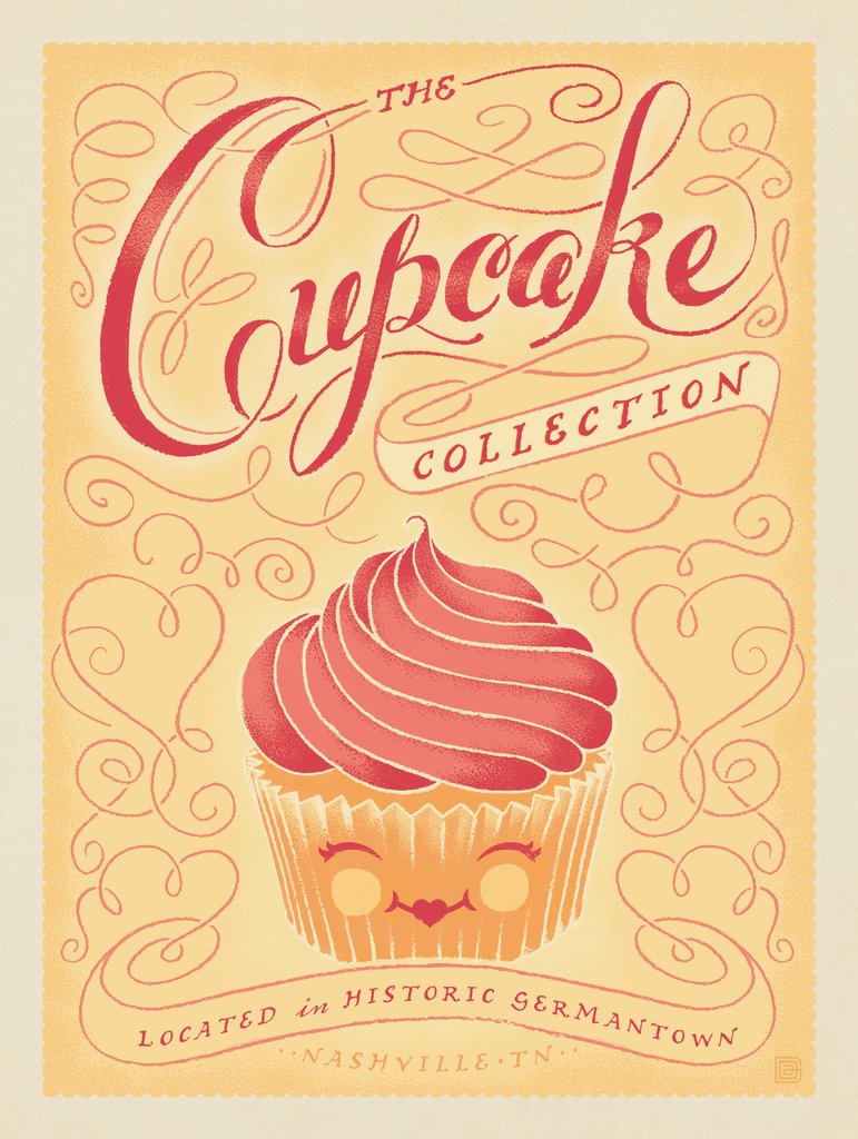 The Cupcake Collection - Postcards - Artwork