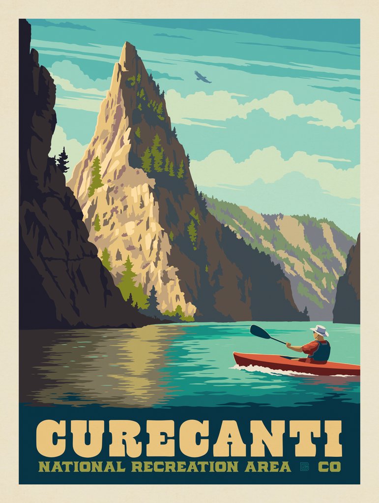 Curecanti National Recreation Area, Colorado - Notecards - Artwork