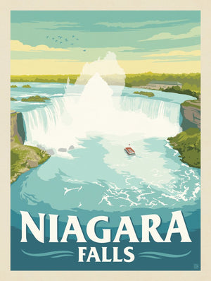 Canada: Niagara Falls (Aerial View)