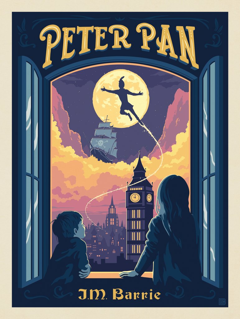 Peter Pan: J.M. Barrie - Notecards - Artwork