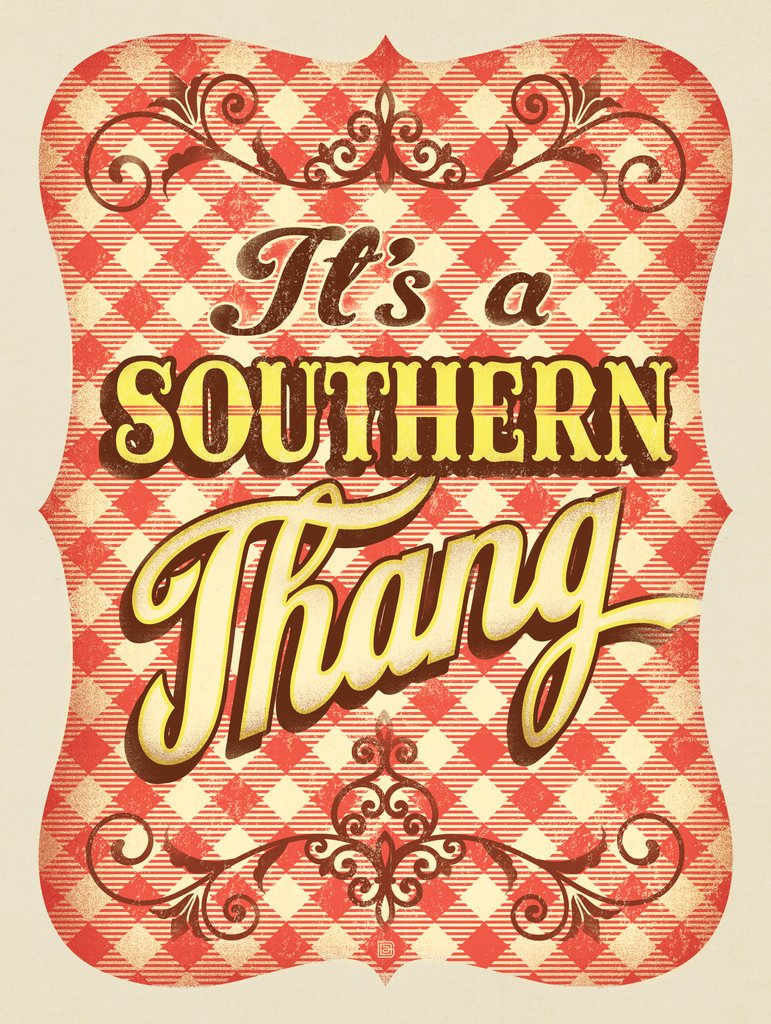 It’s A Southern Thang! - Postcards - Artwork