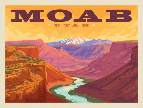 Moab, Utah: Canyon View - Art Print - Artwork