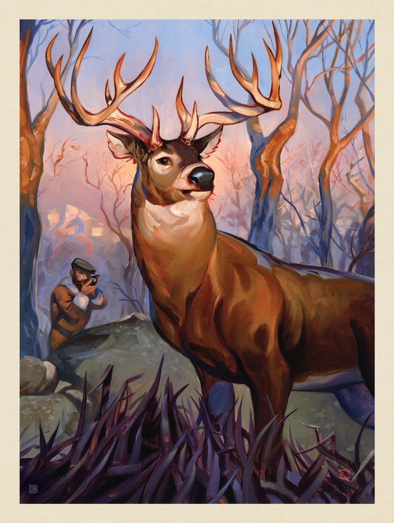 Classic Sportsman: Deer Hunting - Art Print - Artwork