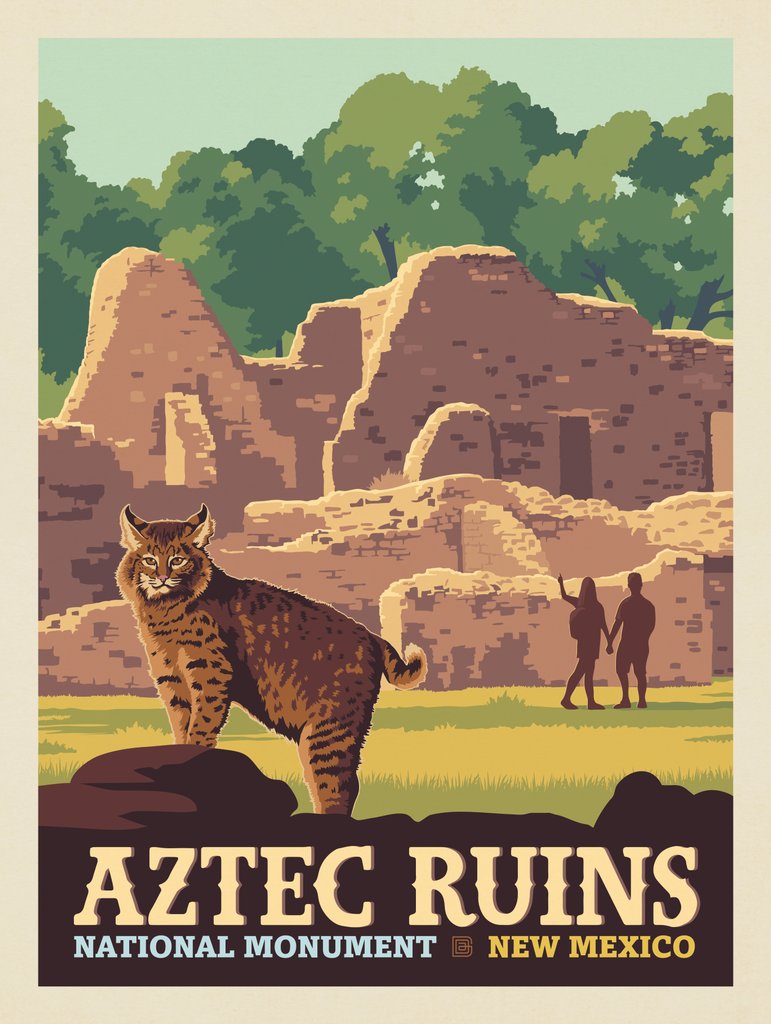 Aztec Ruins National Monument, New Mexico - Canvas - Artwork