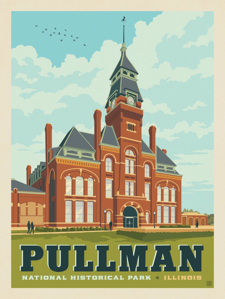 Pullman National Historical Park, IL - Canvas - Artwork