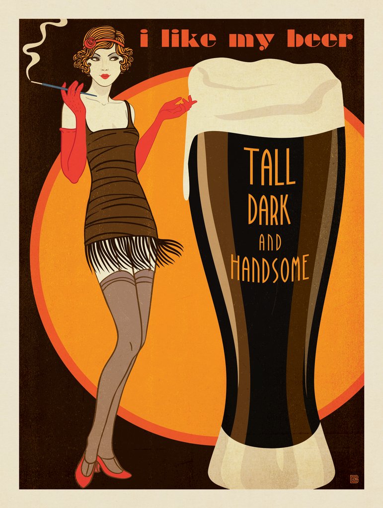 Tall, Dark And Handsome - Art Print - Artwork