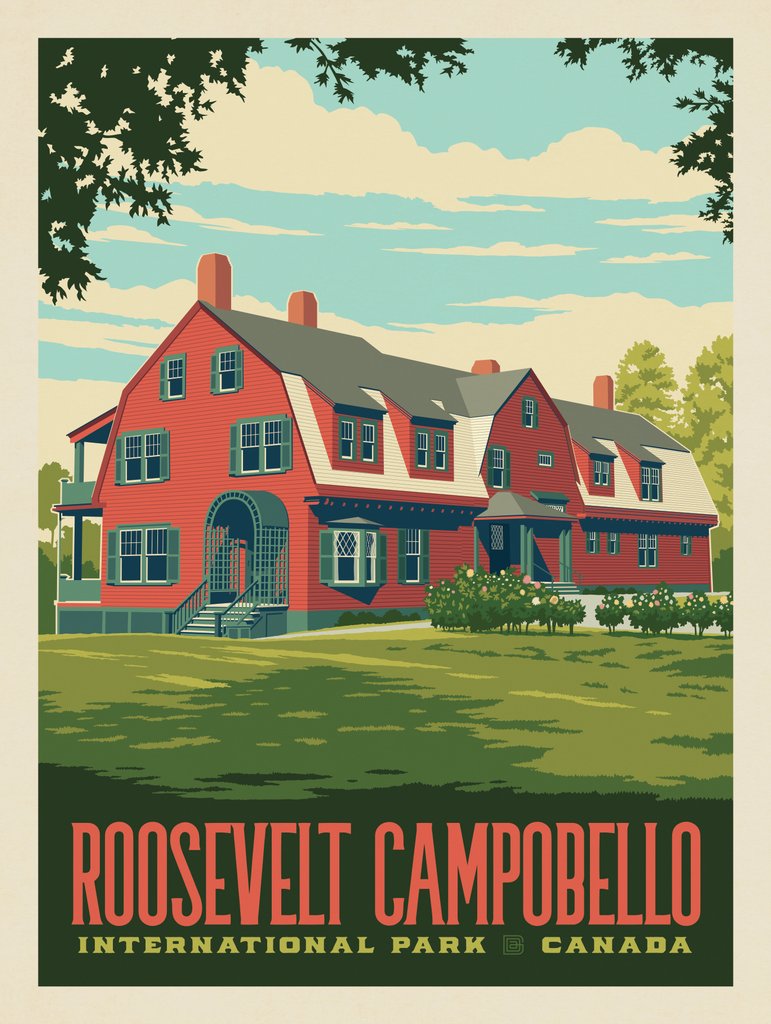 Roosevelt Campobello International Park - Metal Sign - Artwork
