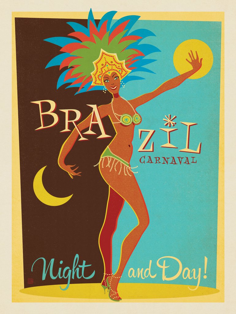 Brazil: Carnaval - Canvas - Artwork