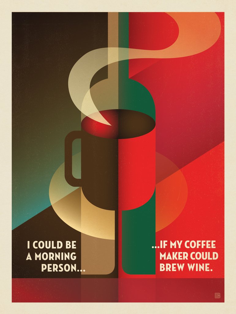 I Could Be A Morning Person - Canvas - Artwork