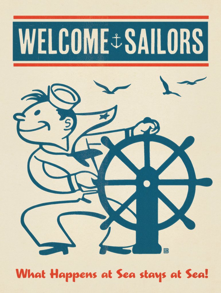 Sailors Welcome! - Notecards - Artwork
