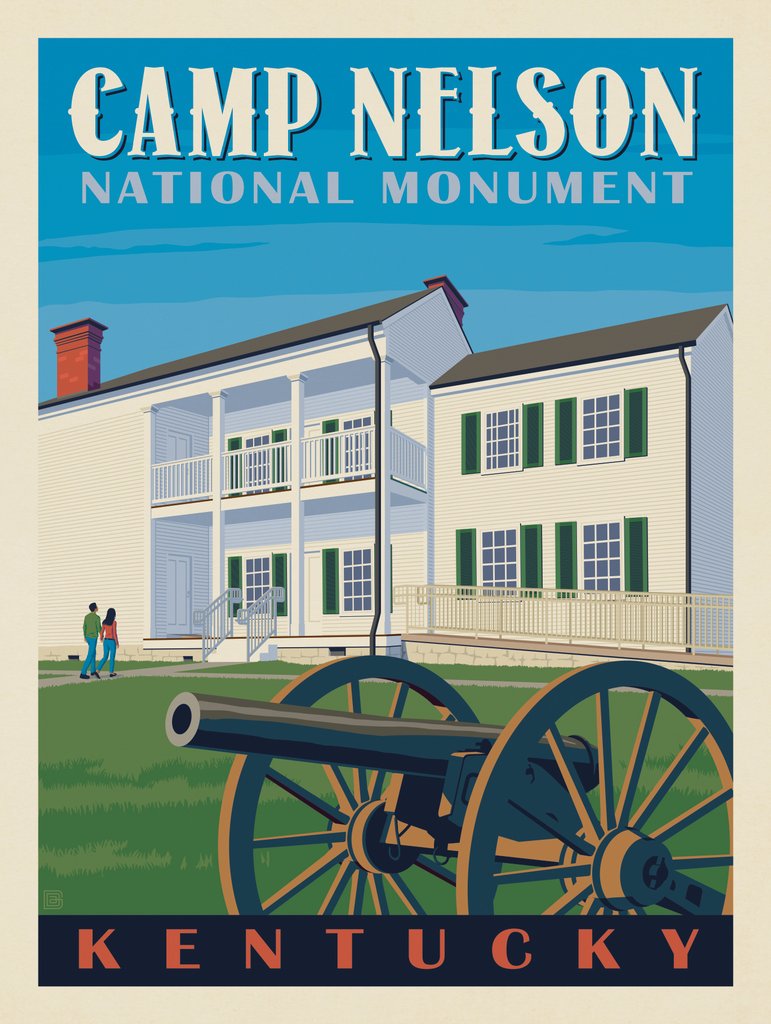 Camp Nelson National Monument, KY - Postcards - Artwork