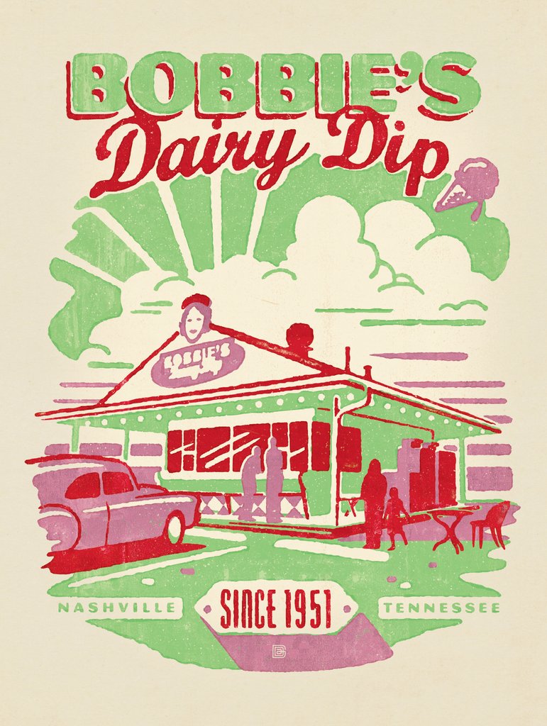 Bobbie’s Dairy Dip - Notecards - Artwork